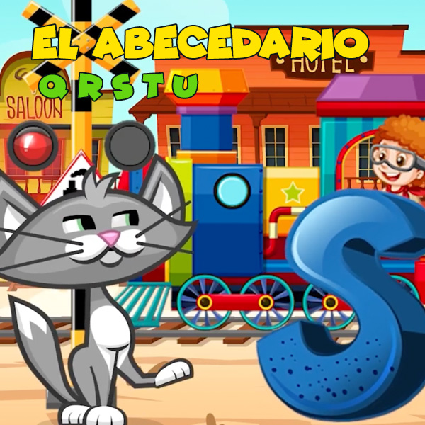 El Gatito El Abecedario Q R S T U